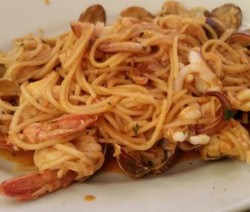 Spaghettis aux fruits de mer