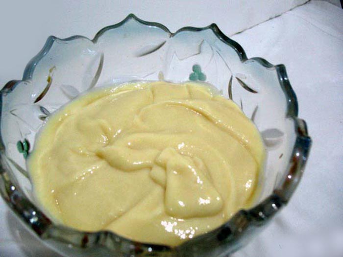 Crème vanille sans œuf