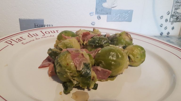 Choux de Bruxelles crème bacon | Recettes Cookeo